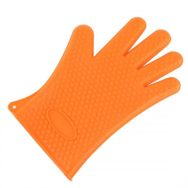 High Temperature Heat Resistant Home Kitchen Barbecue Oven Gloves Silicone