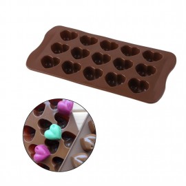 Silicone Ice Cube Chocolate Cake Jelly Tray Pan Heart Maker Mold Mould