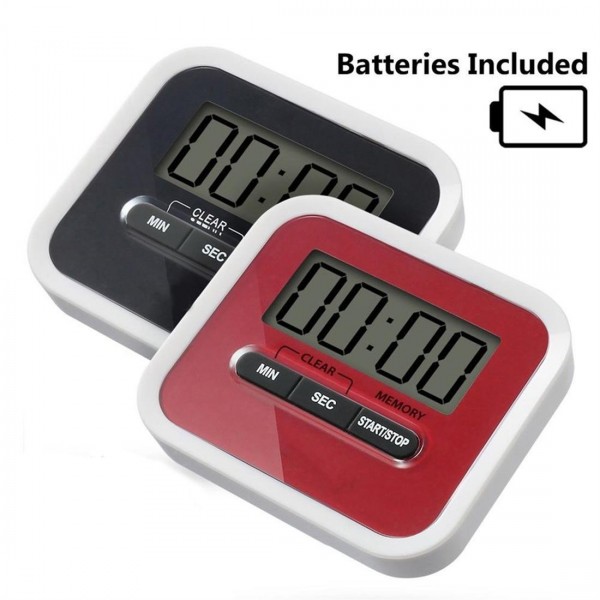 Digital LCD Display Kitchen Timer Magnetic Cooking Baking Count Down Up Timer 