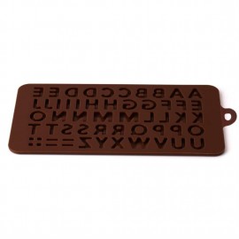 Brown Alphabet Silicone Cake Mold Decorating Fondant Cookie Chocolate Mould