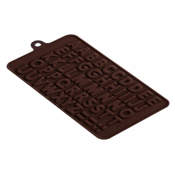 Brown Alphabet Silicone Cake Mold Decorating Fondant Cookie Chocolate Mould 