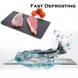 Frozen Food Quickly Aluminum Defrosting Tray Fast Thawing Board Kitchen Tool