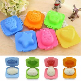 6pcs Boiled Egg Sushi Rice Mold Bento Maker Sandwich Cutter Decorating Home