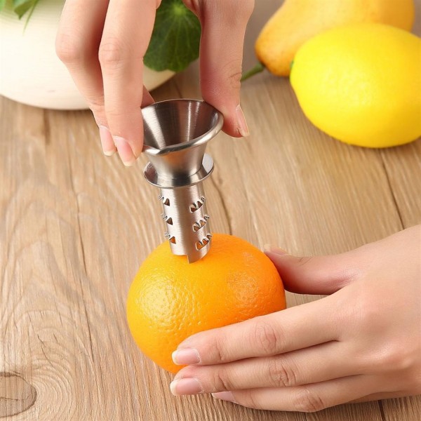 Mini 304 Stainless Steel Lemon Juicer Household Manual Lemon Drilling Tools 