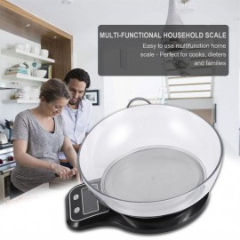 Electronic Digital Home Kitchen Food Scale 0.1g-3kg 95 Backlight & Bowl