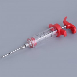 Professional BBQ Master Cook Meat Marinade Flavor Injector Syringe Needle