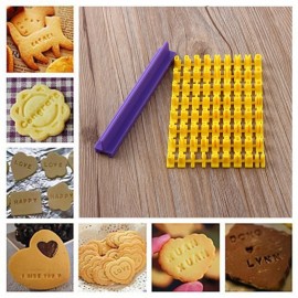 ABS Alphabet Number Mold Safe Cake Fondant DIY Mold Cookie Biscuit Cutter