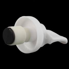 White Plastic 3pcs Reusable Flip Top Bottle Lids Vacuum Sealed Wine Beer Stopper Cap