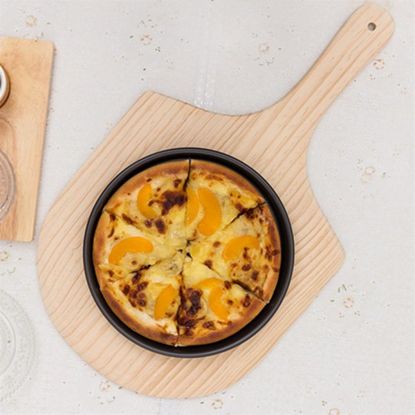 11-Inch All-Wood Pizza Shovel Pizza Plate Baking Tool Durable Pizza Peel 