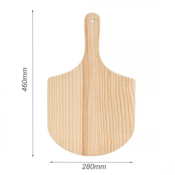 11-Inch All-Wood Pizza Shovel Pizza Plate Baking Tool Durable Pizza Peel 