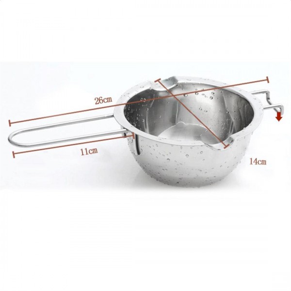 304 Stainless Steel Chocolate Butter Milt Melt Ting Bowl DIY Pastry Tool 