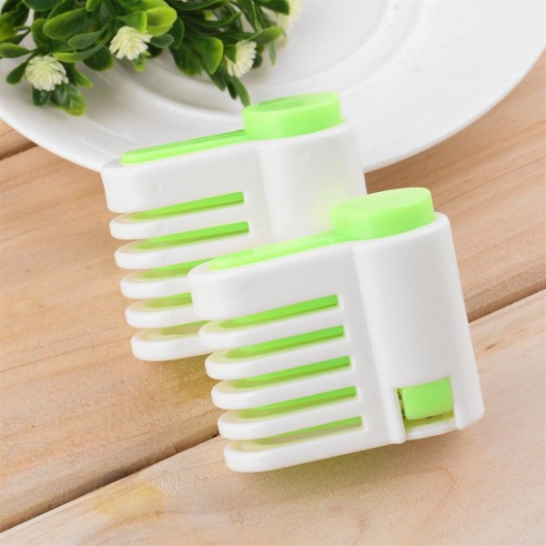 Green 5 Layers Kitchen DIY Cake Bread Cutter Leveler Slicer Cutting Fixator Tools 