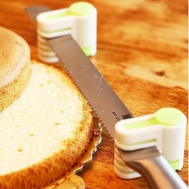 Green 5 Layers Kitchen DIY Cake Bread Cutter Leveler Slicer Cutting Fixator Tools