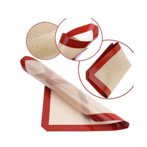 30x21CM Food Grade Silicone Non-Stick Baking Mat Pad Rolling Dough Mat 