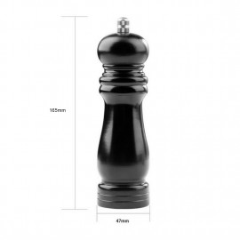 Home Kitchen Wood Chateauneuf Pepper Mill Shaker Pepper grinder black