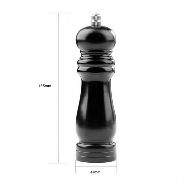 Home Kitchen Wood Chateauneuf Pepper Mill Shaker Pepper grinder black 