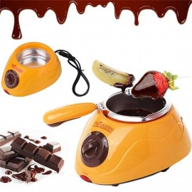 Durable Hot Chocolate Melting Pot Electric Fondue Melter Machine Set DIY Tool