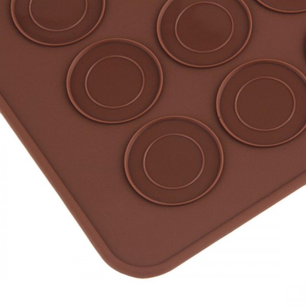 48 Silicone Macaron Macaroon Pastry Cookie Muffin Oven Baking Mat Sheet 