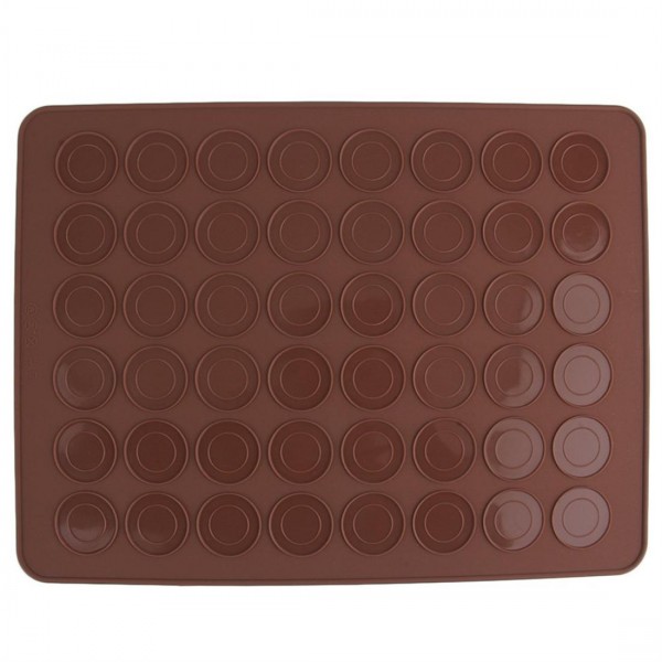 48 Silicone Macaron Macaroon Pastry Cookie Muffin Oven Baking Mat Sheet 