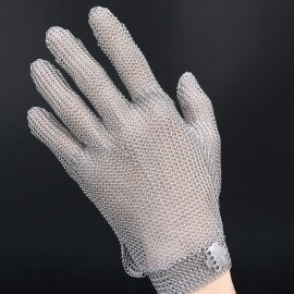 High-quality 304L Stainless Steel Mesh Knife Cut Resistant Chain Mail Protective Glove for Kitchen Butcher Working Safety