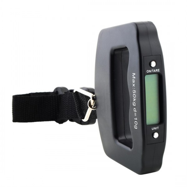 50kg x 10g Digital LCD Portable Scale Hanging Travel Digital Luggage Scale 