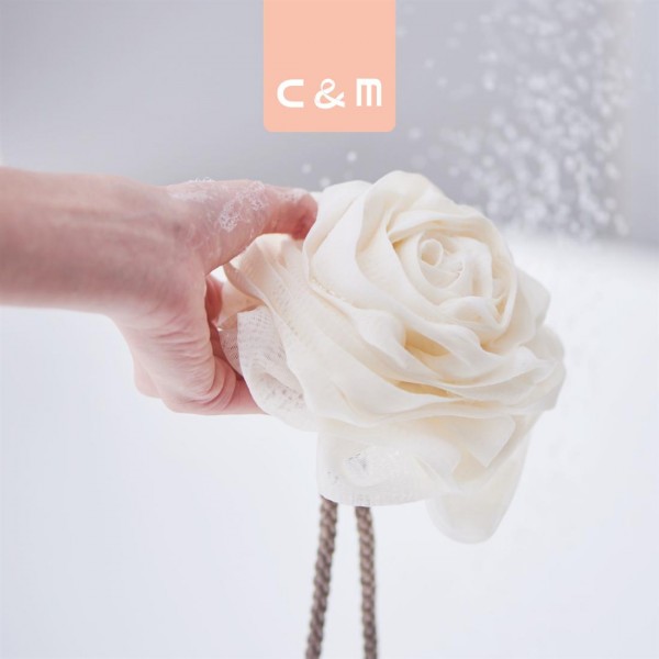CM rose bath flower shower ball bath day is lovely shower flower soft PE environmentally friendly girl powder 