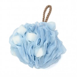CM sponge bath ball soft bath flower bath bubble bath scrub ware for both men and women sky blue