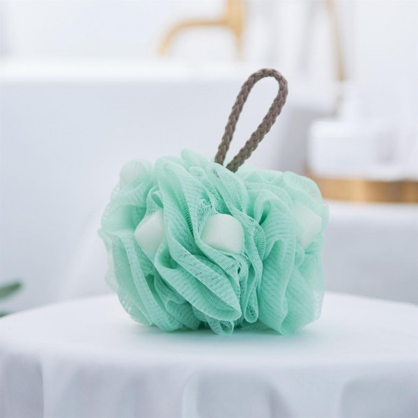 CM sponge bath ball soft bath flower bath bubble bath scrub ware for both men and women sky blue 