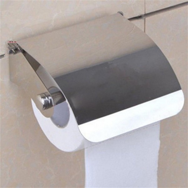 Wall Mounted Toilet Roll Holder Bathroom Accessory Toilet Roll Dispenser 