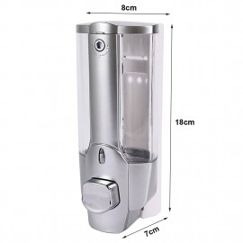 Wall Mount Soap Dispenser 350ml ABS Soap Dispenser For Bathroom Showroom