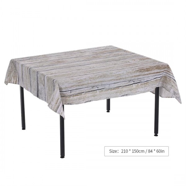 84 * 60' Rectangular Dinner Table Cloth Polyester Printed Coffee Table Cover Tablecloths Home Decoartion 