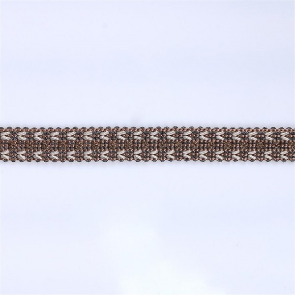 Window decoration accessories lace filigree small edge 1.5cm*15m grey coffee 