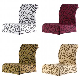 Jacquard Printed Thickening Stretch Brief Chair Cover Half Chair Covers