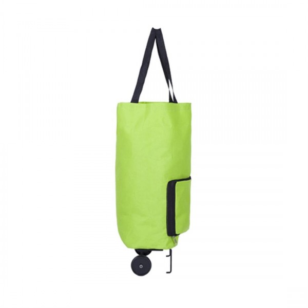 Waterproof Oxford Cloth Foldable Supermarker Shopping Trolley Wheel Bag 