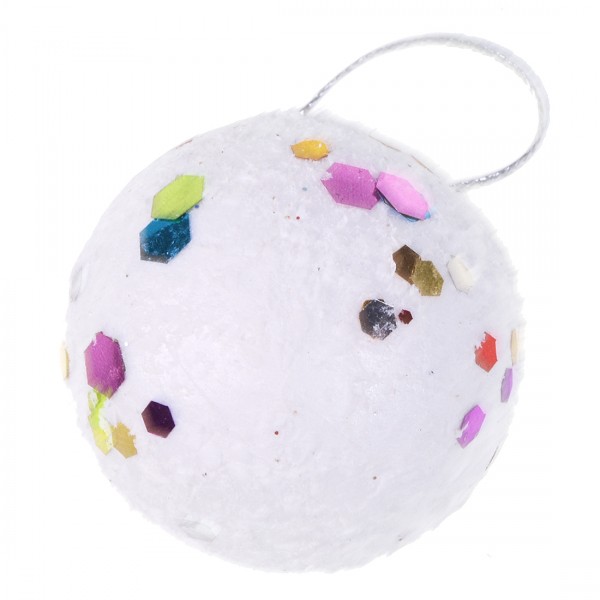 Christmas Snowball Decoration 6 in 1 Pack 