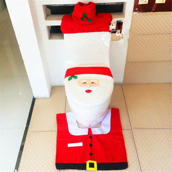 Christmas Gift Santa Toilet Seat Cover
